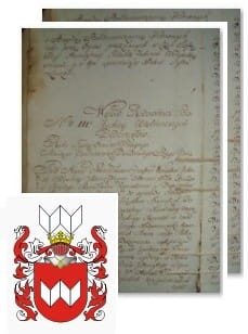 Przykładowe zdjęcie wywodu rodowitości szlacheckiej z 1802 roku, stron 2.jpg