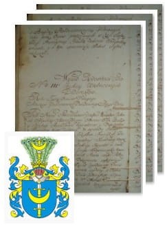 Przykładowe zdjęcie wywodu rodowitości szlacheckiej z 1802 roku, stron 3.jpg