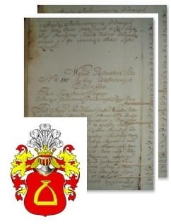 Przykładowe zdjęcie wywodu rodowitości szlacheckiej z 1802 roku, stron 2.jpg