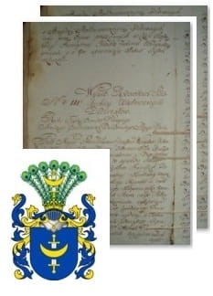 Przykładowe zdjęcie wywodu rodowitości szlacheckiej z 1802 roku, stron 2.jpg