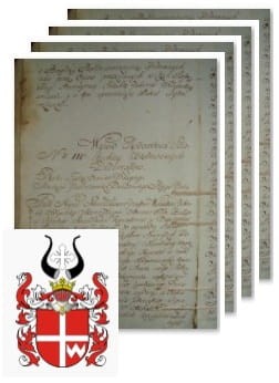 Przykładowe zdjęcie wywodu rodowitości szlacheckiej z 1802 roku, stron 4.jpg