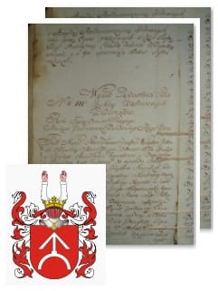 Przykładowe zdjęcie wywodu rodowitości szlacheckiej z 1802 roku, stron 2.jpg