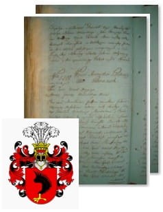 Przykładowe zdjęcie wywodu rodowitości szlacheckiej z 1802 roku, stron 2.jpg
