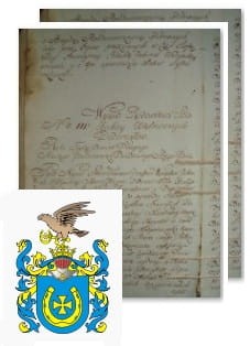 Przykładowe zdjęcie wywodu rodowitości szlacheckiej z 1802 roku, stron 2.jpg