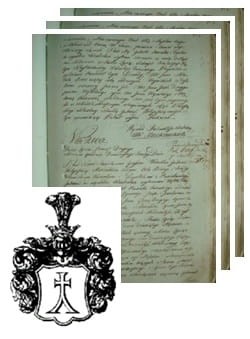 Przykładowe zdjęcie wywodu rodowitości szlacheckiej z 1802 roku, stron 3.jpg