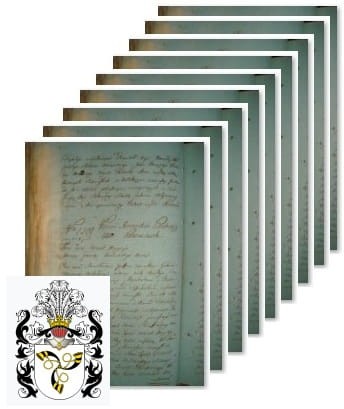 Przykładowe zdjęcie wywodu rodowitości szlacheckiej z 1802 roku, stron 10.jpg