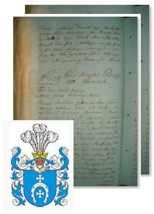 Przykładowe zdjęcie wywodu rodowitości szlacheckiej z 1802 roku, stron 2.jpg
