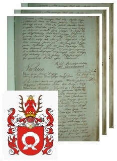 Przykładowe zdjęcie wywodu rodowitości szlacheckiej z 1802 roku, stron 3.jpg