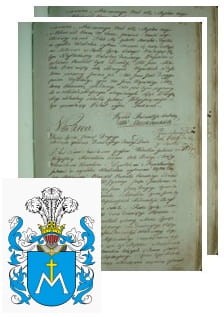 Przykładowe zdjęcie wywodu rodowitości szlacheckiej z 1802 roku, stron 2.jpg