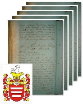 Przykładowe zdjęcie wywodu rodowitości szlacheckiej z 1802 roku, stron 5.jpg