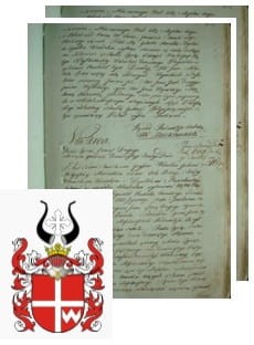 Przykładowe zdjęcie wywodu rodowitości szlacheckiej z 1802 roku, stron 2.jpg