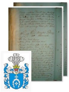 Przykładowe zdjęcie wywodu rodowitości szlacheckiej z 1802 roku, stron 2.jpg