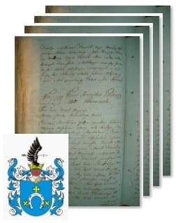 Przykładowe zdjęcie wywodu rodowitości szlacheckiej z 1802 roku, stron 4.jpg