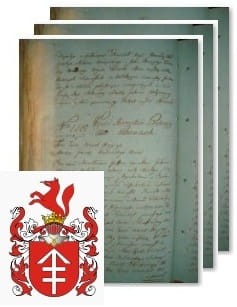 Przykładowe zdjęcie wywodu rodowitości szlacheckiej z 1802 roku, stron 3.jpg