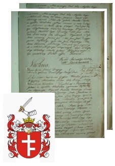 Przykładowe zdjęcie wywodu rodowitości szlacheckiej z 1802 roku, stron 2.jpg