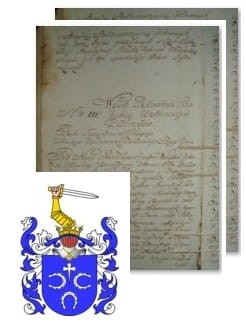 Przykładowe zdjęcie wywodu rodowitości szlacheckiej z 1802 roku, stron 2.jpg