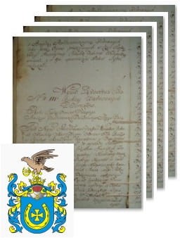 Przykładowe zdjęcie wywodu rodowitości szlacheckiej z 1802 roku, stron 4.jpg