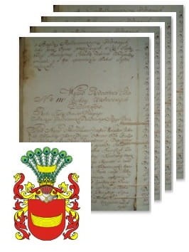 Przykładowe zdjęcie wywodu rodowitości szlacheckiej z 1802 roku, stron 4.jpg