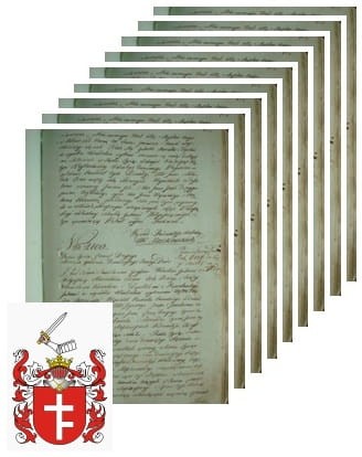 Przykładowe zdjęcie wywodu rodowitości szlacheckiej z 1802 roku, stron 14.jpg