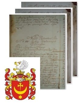 Przykładowe zdjęcie wywodu rodowitości szlacheckiej z 1802 roku, stron 3.jpg