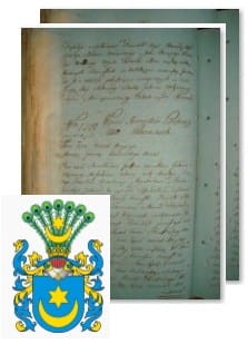 Przykładowe zdjęcie wywodu rodowitości szlacheckiej z 1802 roku, stron 2.jpg