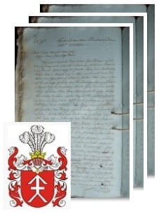 Przykładowe zdjęcie wywodu rodowitości szlacheckiej z 1816 roku, stron 3.jpg