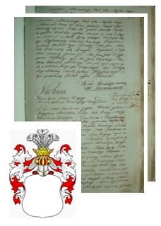 Przykładowe zdjęcie wywodu rodowitości szlacheckiej z 1802 roku, stron 2.jpg