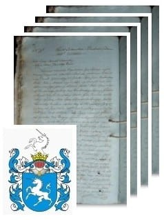 Przykładowe zdjęcie wywodu rodowitości szlacheckiej z 1816 roku, stron 4.jpg