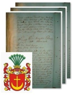 Przykładowe zdjęcie wywodu rodowitości szlacheckiej z 1802 roku, stron 3.jpg