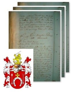 Przykładowe zdjęcie wywodu rodowitości szlacheckiej z 1802 roku, stron 3.jpg