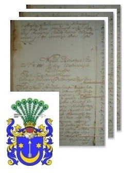 Przykładowe zdjęcie wywodu rodowitości szlacheckiej z 1802 roku, stron 3.jpg