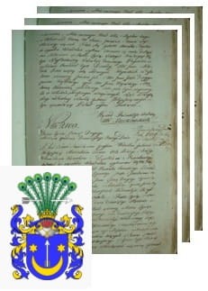 Przykładowe zdjęcie wywodu rodowitości szlacheckiej z 1802 roku, stron 3.jpg