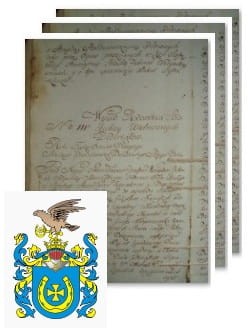 Przykładowe zdjęcie wywodu rodowitości szlacheckiej z 1802 roku, stron 3.jpg