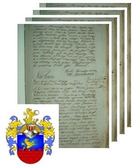 Przykładowe zdjęcie wywodu rodowitości szlacheckiej z 1802 roku, stron 4.jpg