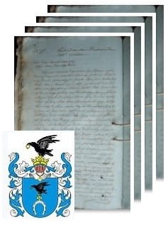 Przykładowe zdjęcie wywodu rodowitości szlacheckiej z 1805 roku, stron 4.jpg