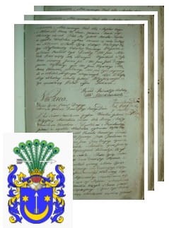 Przykładowe zdjęcie wywodu rodowitości szlacheckiej z 1802 roku, stron 3.jpg