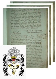 Przykładowe zdjęcie wywodu rodowitości szlacheckiej z 1802 roku, stron 3.jpg