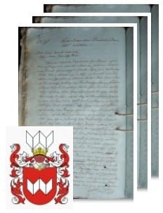 Przykładowe zdjęcie wywodu rodowitości szlacheckiej z 1816 roku, stron 3.jpg