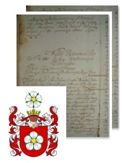 Przykładowe zdjęcie wywodu rodowitości szlacheckiej z 1802 roku, stron 2.jpg