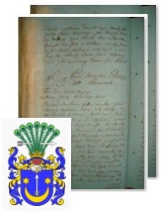 Jasiński herbu Sas 