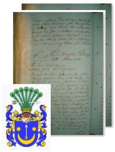 Przykładowe zdjęcie wywodu rodowitości szlacheckiej z 1802 roku, stron 2.jpg