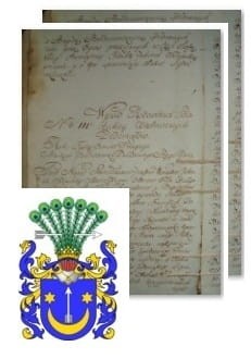 Przykładowe zdjęcie wywodu rodowitości szlacheckiej z 1802 roku, stron 2.jpg