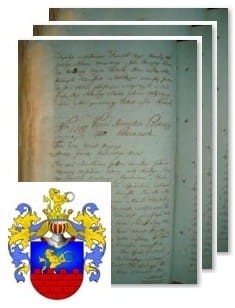 Przykładowe zdjęcie wywodu rodowitości szlacheckiej z 1802 roku, stron 3.jpg