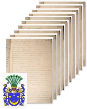 Przykładowe zdjęcie wywodu rodowitości szlacheckiej z 1840 roku, stron 20.jpg