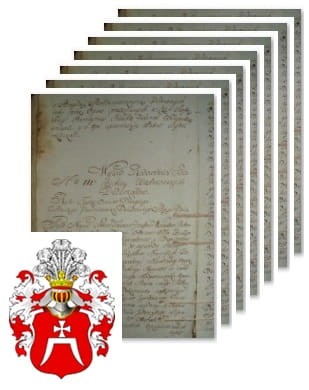 Przykładowe zdjęcie wywodu rodowitości szlacheckiej z 1802 roku, stron 7.jpg