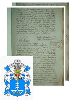Przykładowe zdjęcie wywodu rodowitości szlacheckiej z 1802 roku, stron 2.jpg