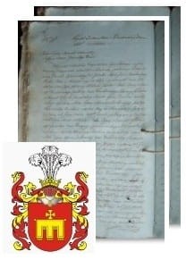 Przykładowe zdjęcie wywodu rodowitości szlacheckiej z 1805 roku, stron 2.jpg