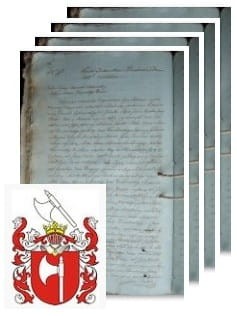 Przykładowe zdjęcie wywodu rodowitości szlacheckiej z 1816 roku, stron 4.jpg