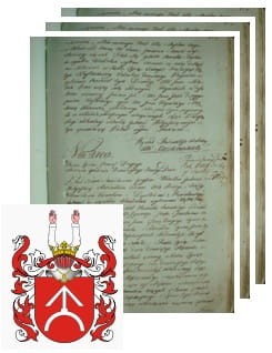 Przykładowe zdjęcie wywodu rodowitości szlacheckiej z 1802 roku, stron 3.jpg