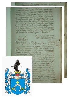 Przykładowe zdjęcie wywodu rodowitości szlacheckiej z 1802 roku, stron 2.jpg
